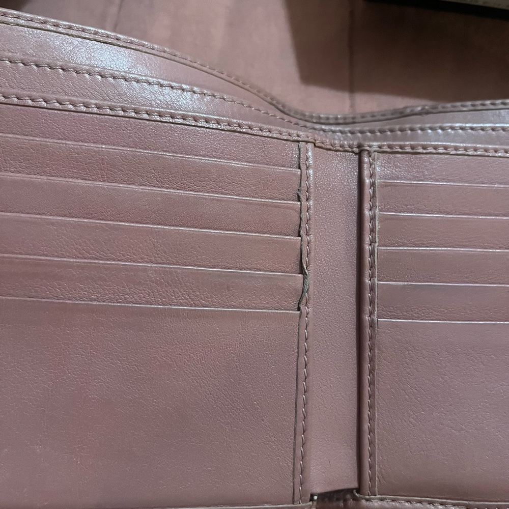 Gucci canvas wallet pink leather heart with box - Picture 6 of 16